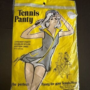 1970’s Tennis Panty - White - Large NWT